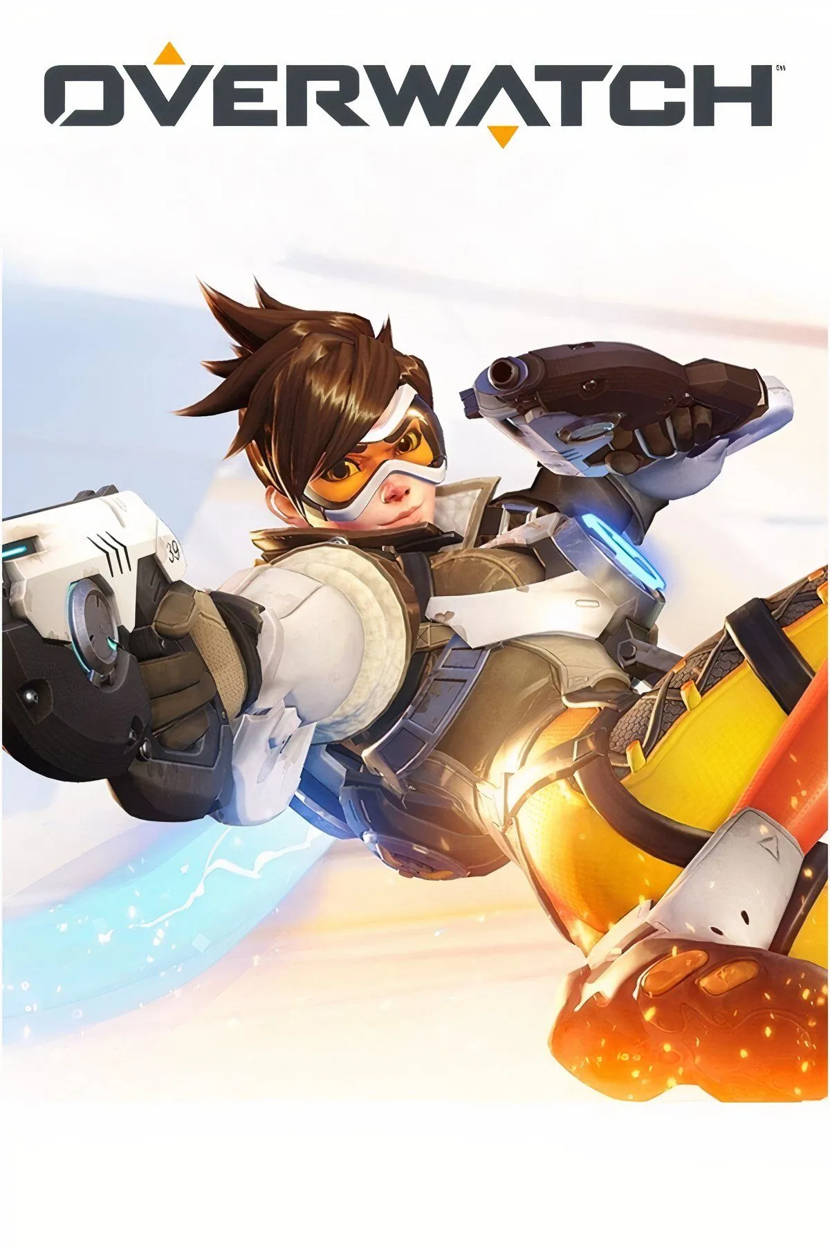Hình ảnh tổng hợp các nhân vật trong game Overwatch đang chiến đấu, minh họa lối chơi bắn súng góc nhìn thứ nhất đồng đội.