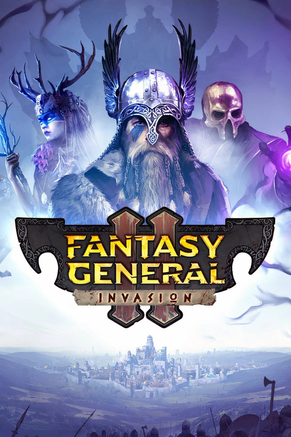 Hình ảnh tổng hợp gameplay chiến đấu trong game chiến thuật Fantasy General II