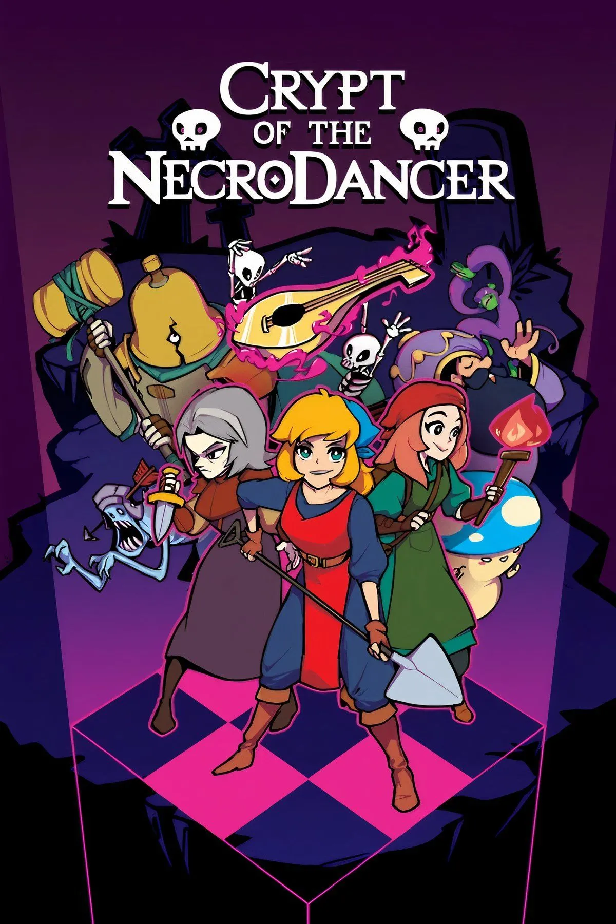 Hình ảnh tổng hợp từ game Crypt of the NecroDancer
