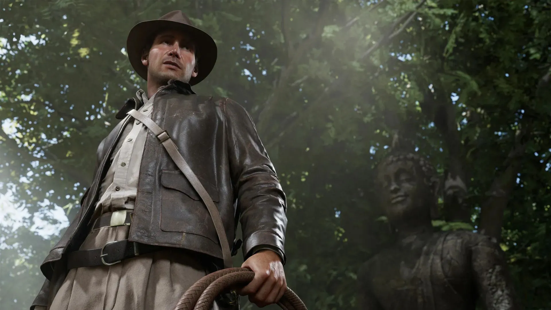 Hình ảnh trong game Indiana Jones and the Great Circle, minh họa game chơi đơn