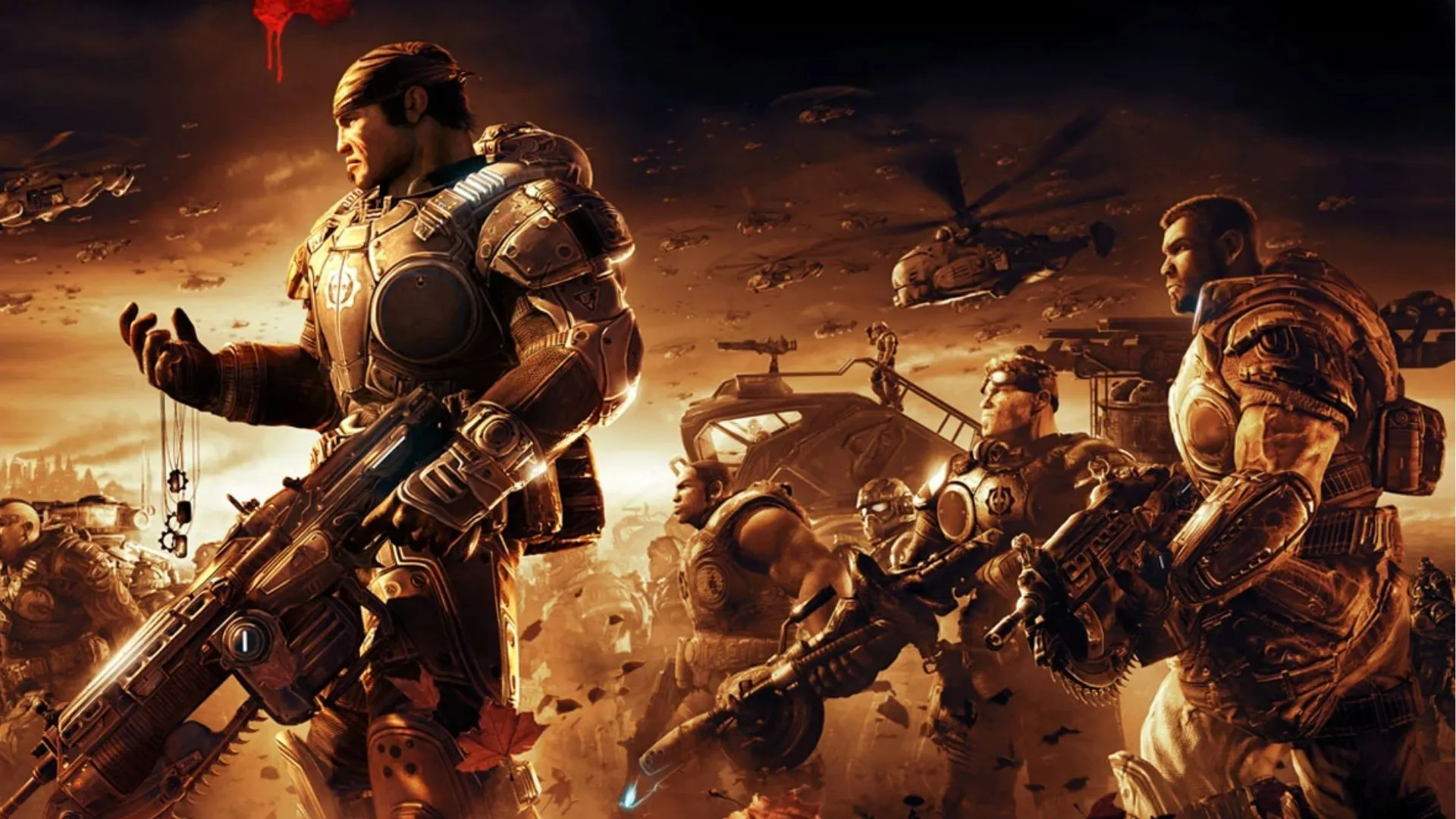 Hình ảnh từ trailer Gears of War 2, minh họa cho các IP game huyền thoại thuộc sở hữu của Xbox