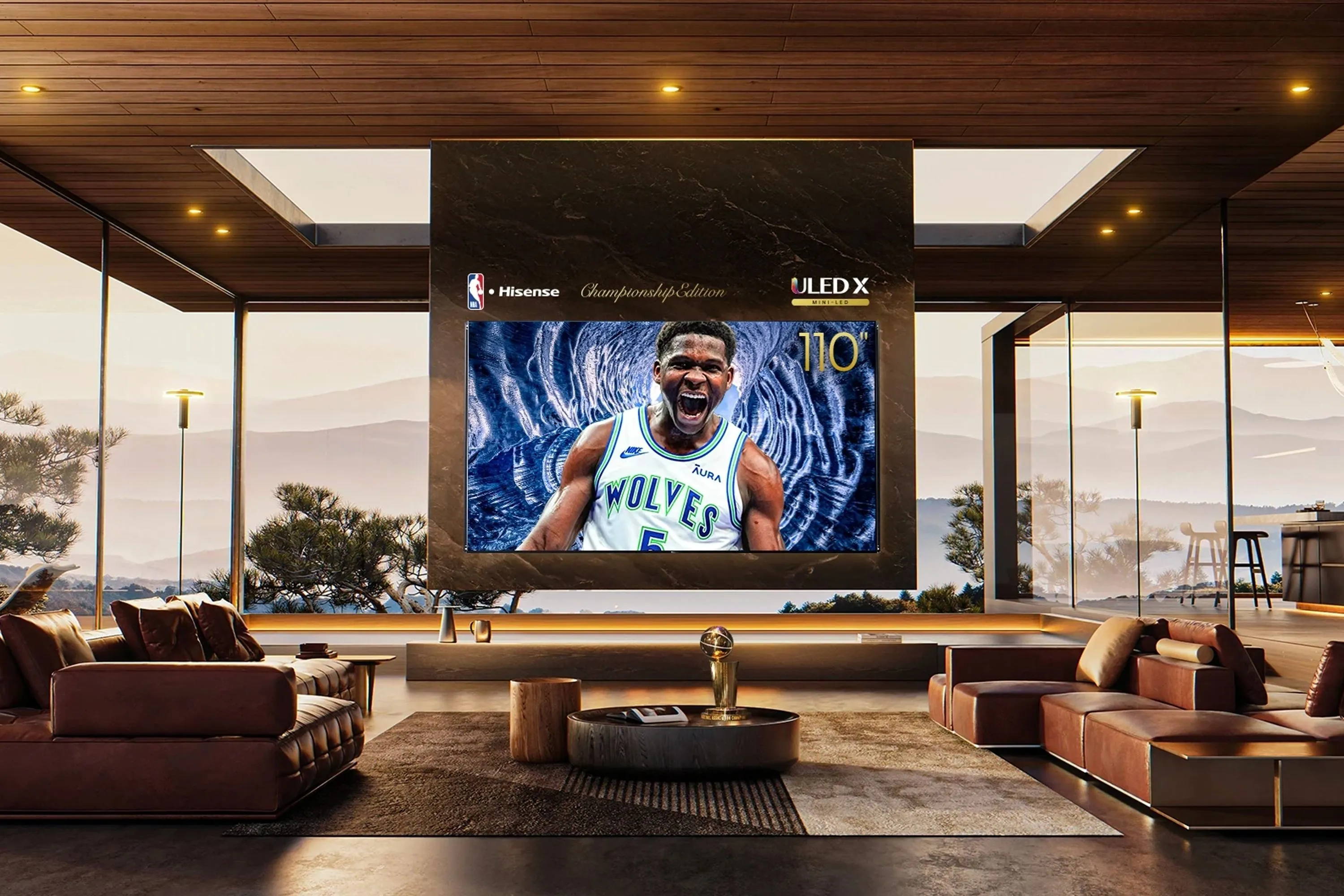 Hình ảnh TV Hisense 110 UX, chiếc TV đầu tiên đạt độ sáng đỉnh 10.000 nits, minh họa công nghệ HDR tiên tiến