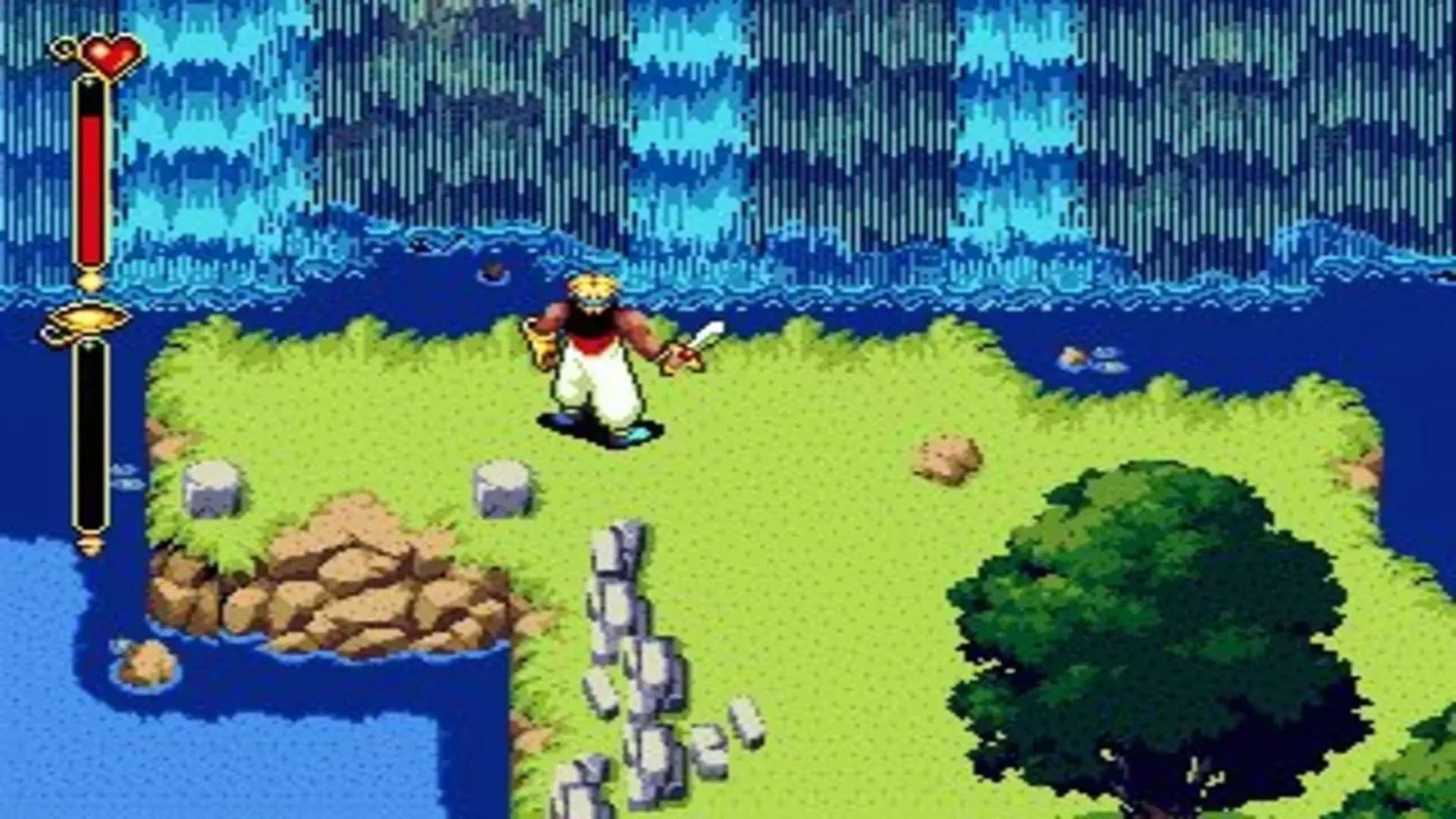 Hoàng tử Ali khám phá thế giới rộng lớn trong tựa game nhập vai Beyond Oasis