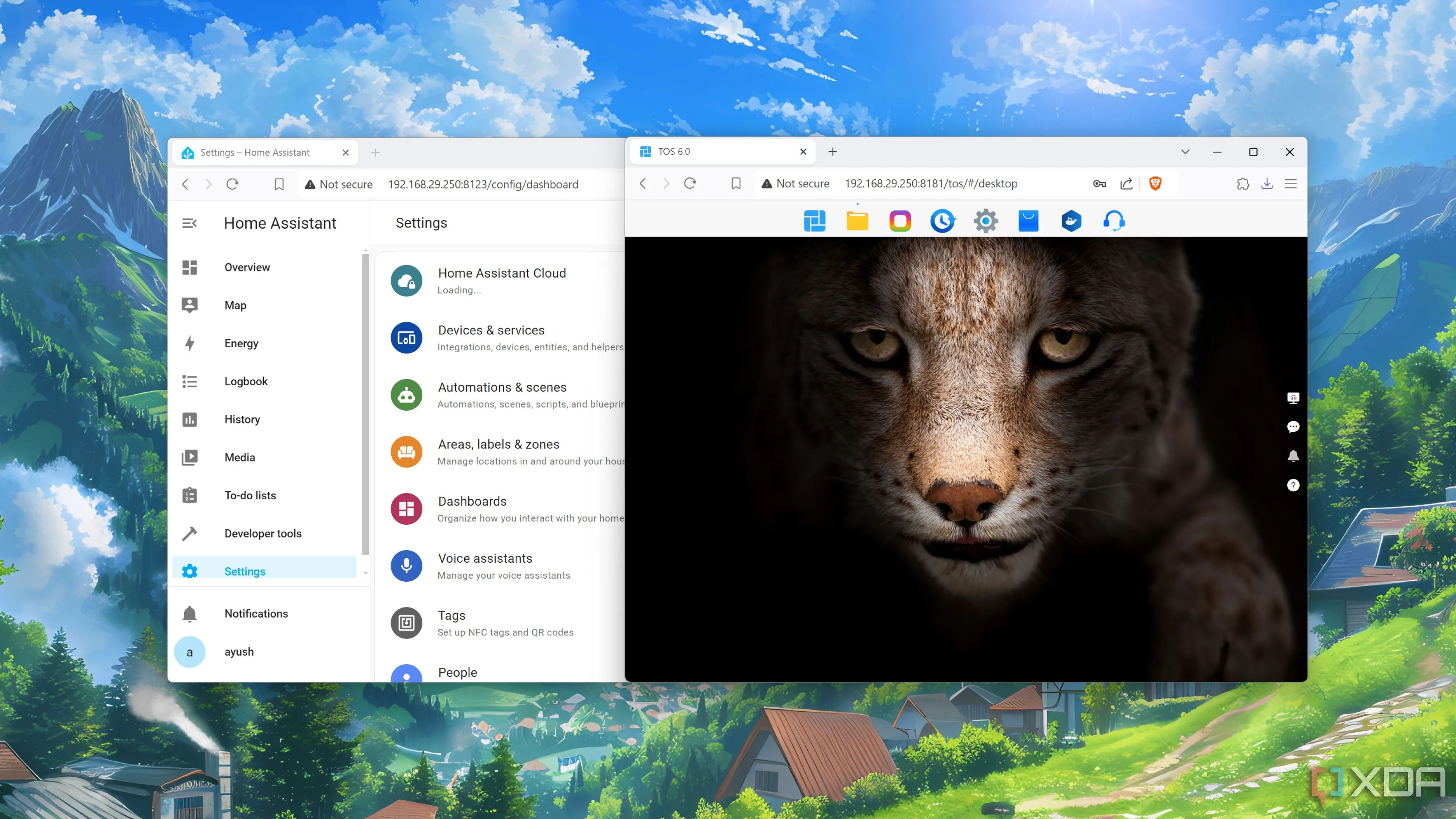 Home Assistant hoạt động ổn định trên thiết bị NAS TerraMaster