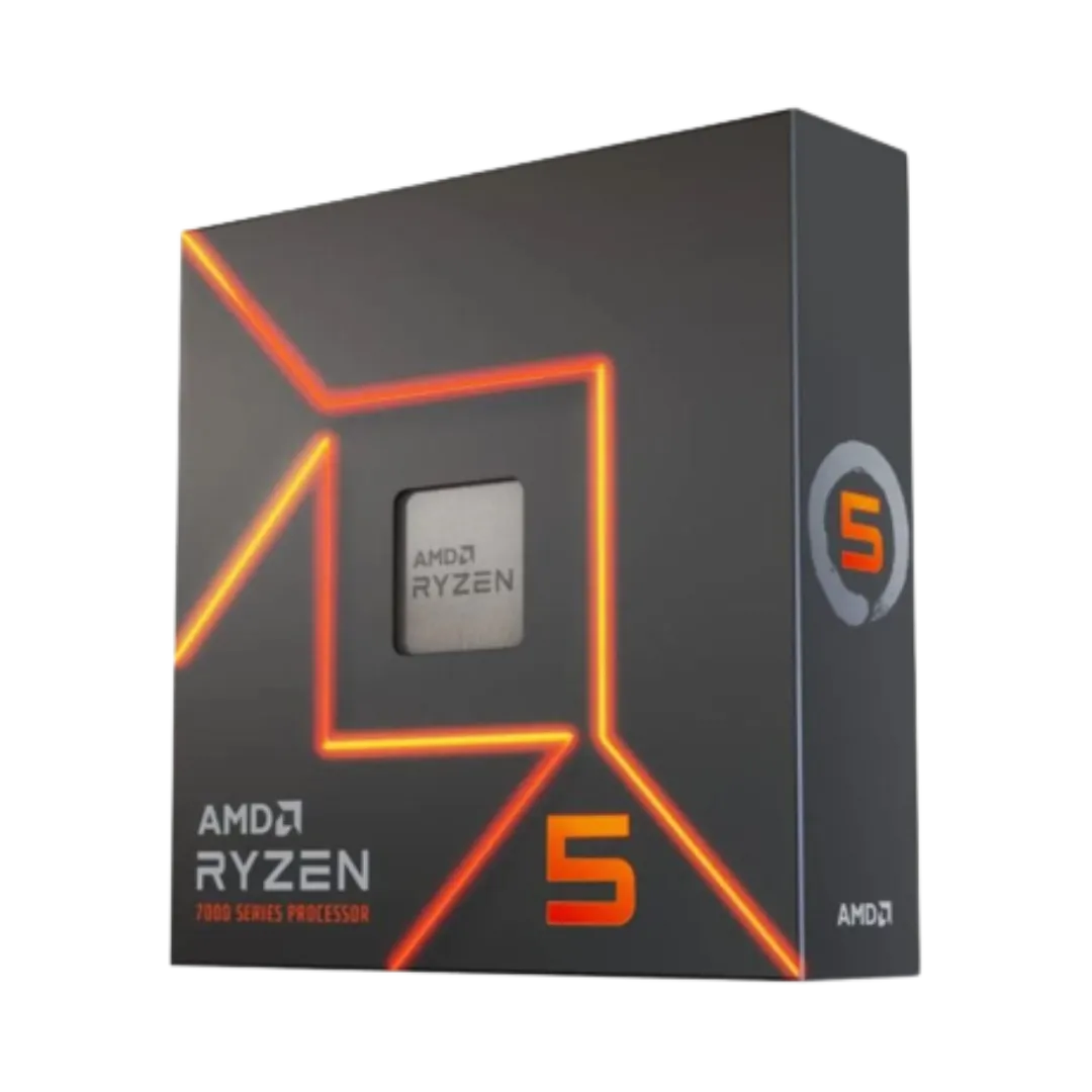 Hộp CPU AMD Ryzen 5 9600X, đại diện cho dòng chip Zen 5 hiệu quả nhiệt