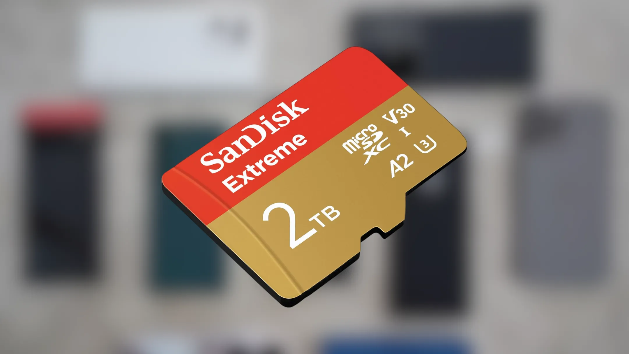 Hộp thẻ nhớ SanDisk Extreme 2TB microSD với thông số tốc độ đọc ghi