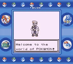 Huấn luyện viên Pokemon trong trận đấu tại Pokemon Blue.