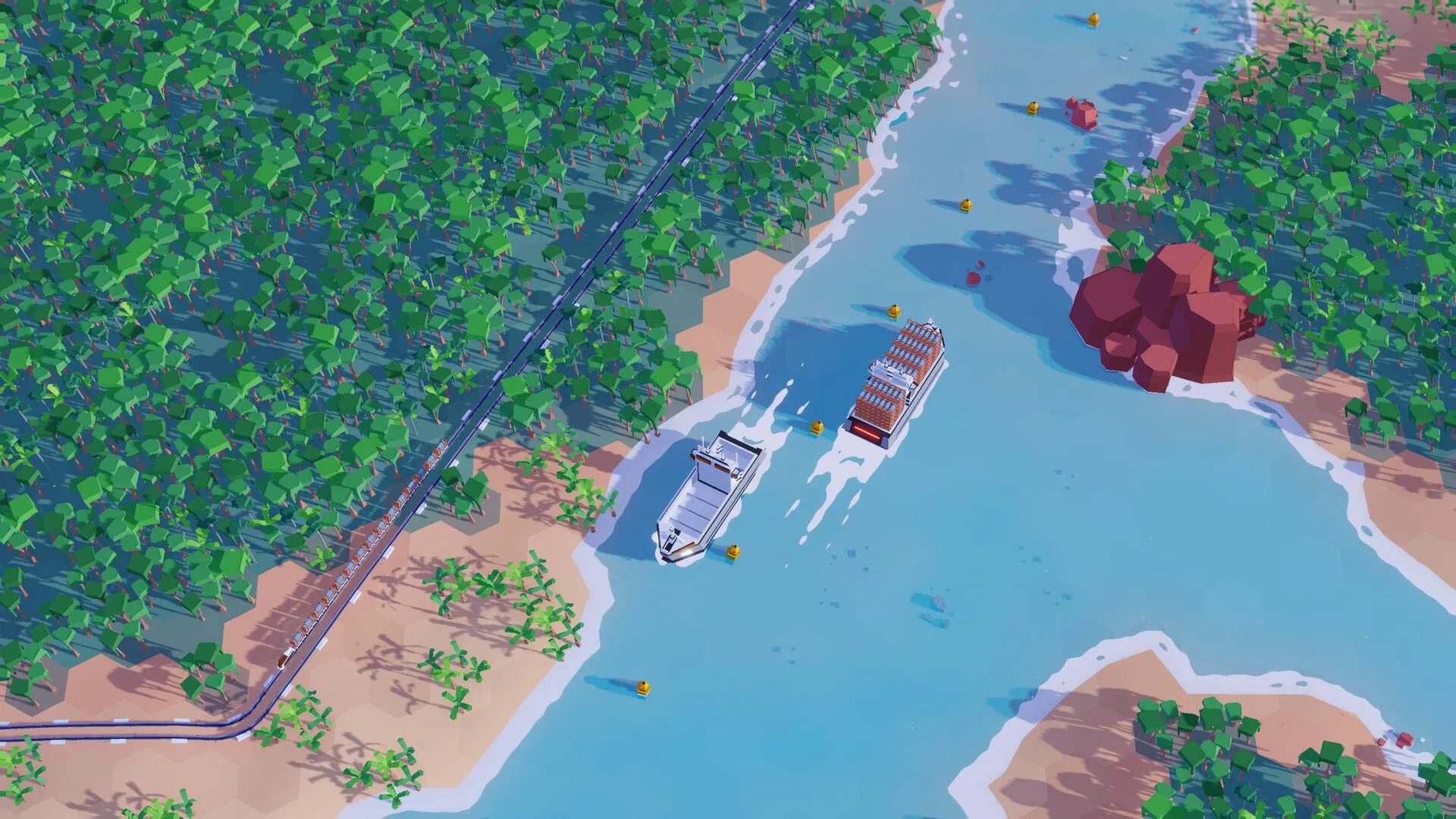 Khu vực khai thác tài nguyên và nhà máy trong game mô phỏng Plan B: Terraform