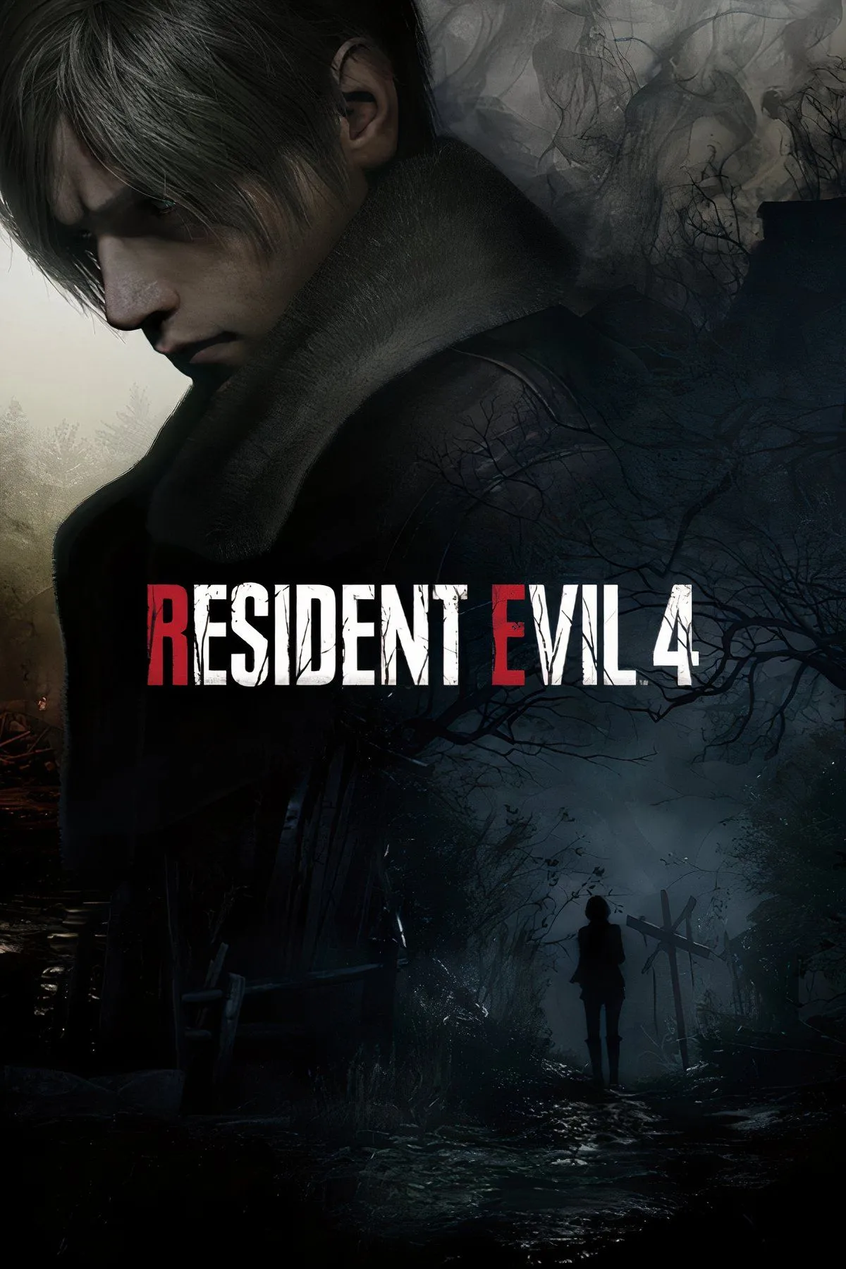 Leon S. Kennedy và Ashley Graham trong một phân cảnh của Resident Evil 4 Remake
