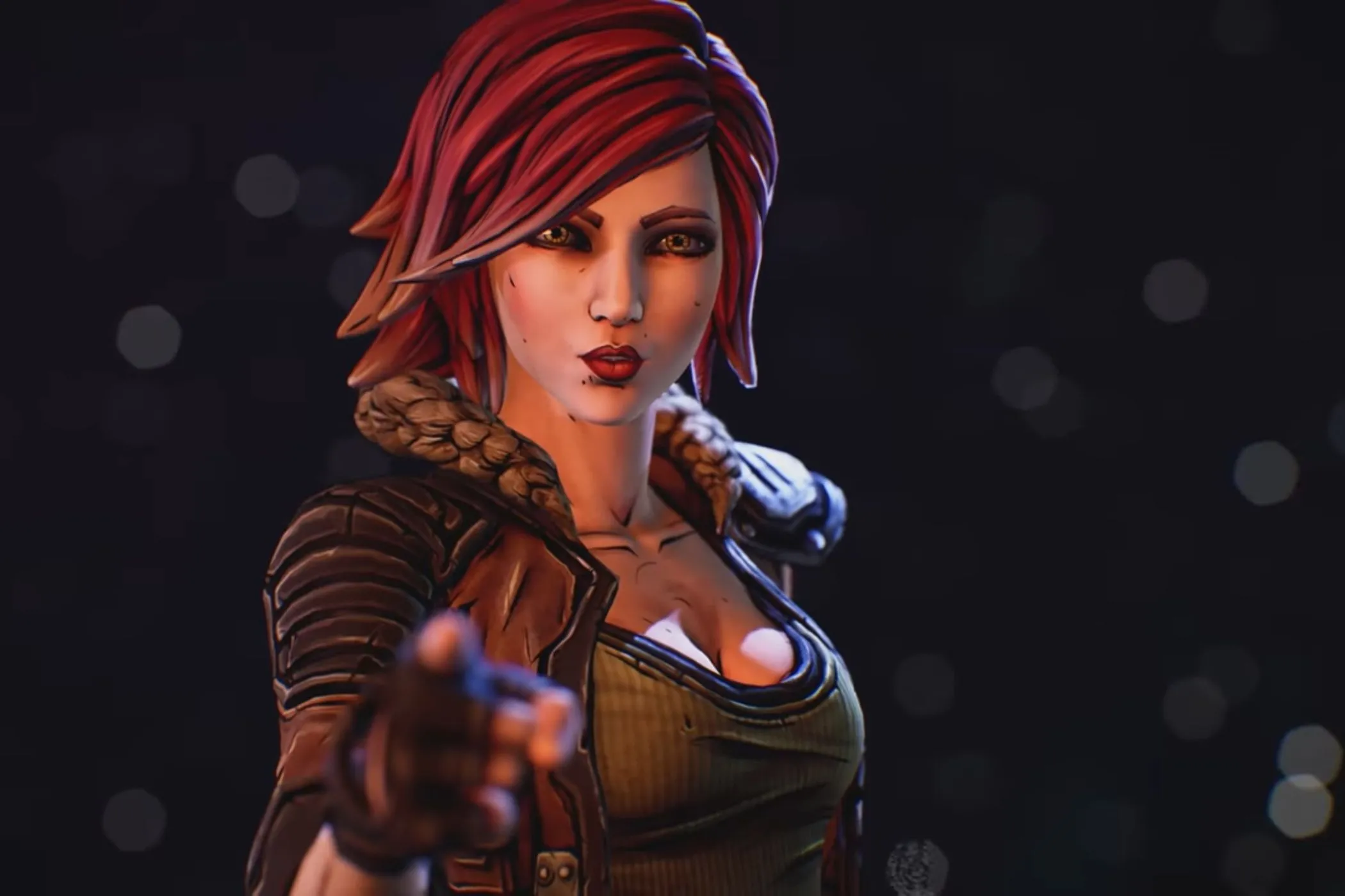 Lillith trong Borderlands 3 đang chỉ tay, minh họa việc không thể bỏ qua hội thoại game