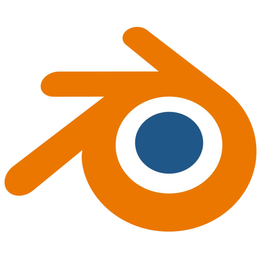 Logo chính thức của phần mềm thiết kế 3D Blender