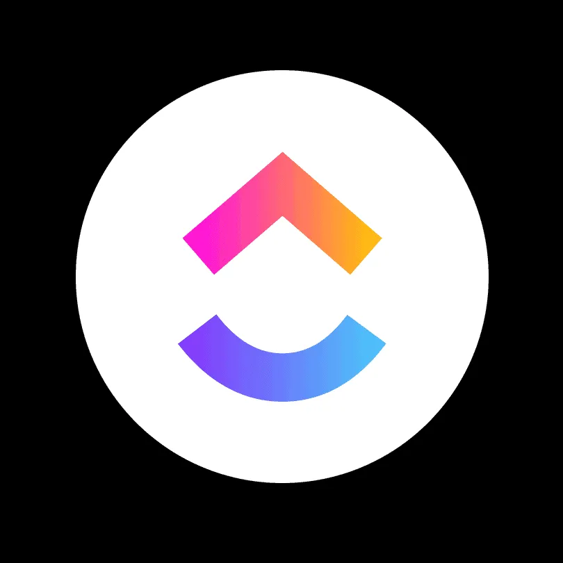 Logo của ClickUp, một nền tảng quản lý dự án và công việc toàn diện