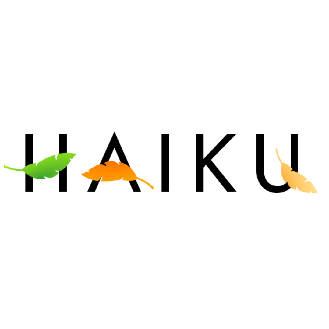 Logo của Haiku OS, hệ điều hành nguồn mở lấy cảm hứng từ BeOS, nổi bật với tốc độ và sự dễ dùng