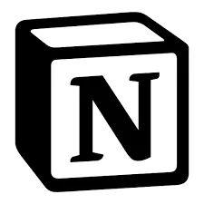 Logo của Notion, ứng dụng ghi chú và quản lý công việc đa năng được nhiều người dùng ưa chuộng