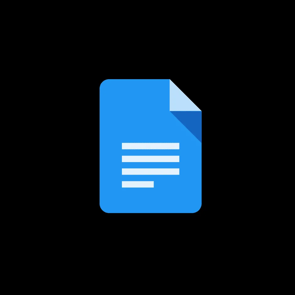 Logo Google Docs, ứng dụng soạn thảo văn bản trực tuyến miễn phí