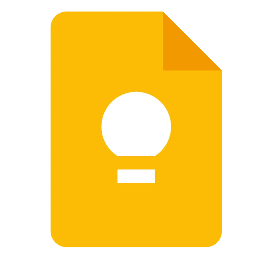 Logo Google Keep, đại diện cho ứng dụng ghi chú đơn giản và hiệu quả