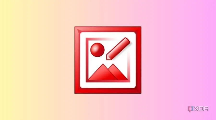 Logo Microsoft Office Picture Manager trên nền gradient màu
