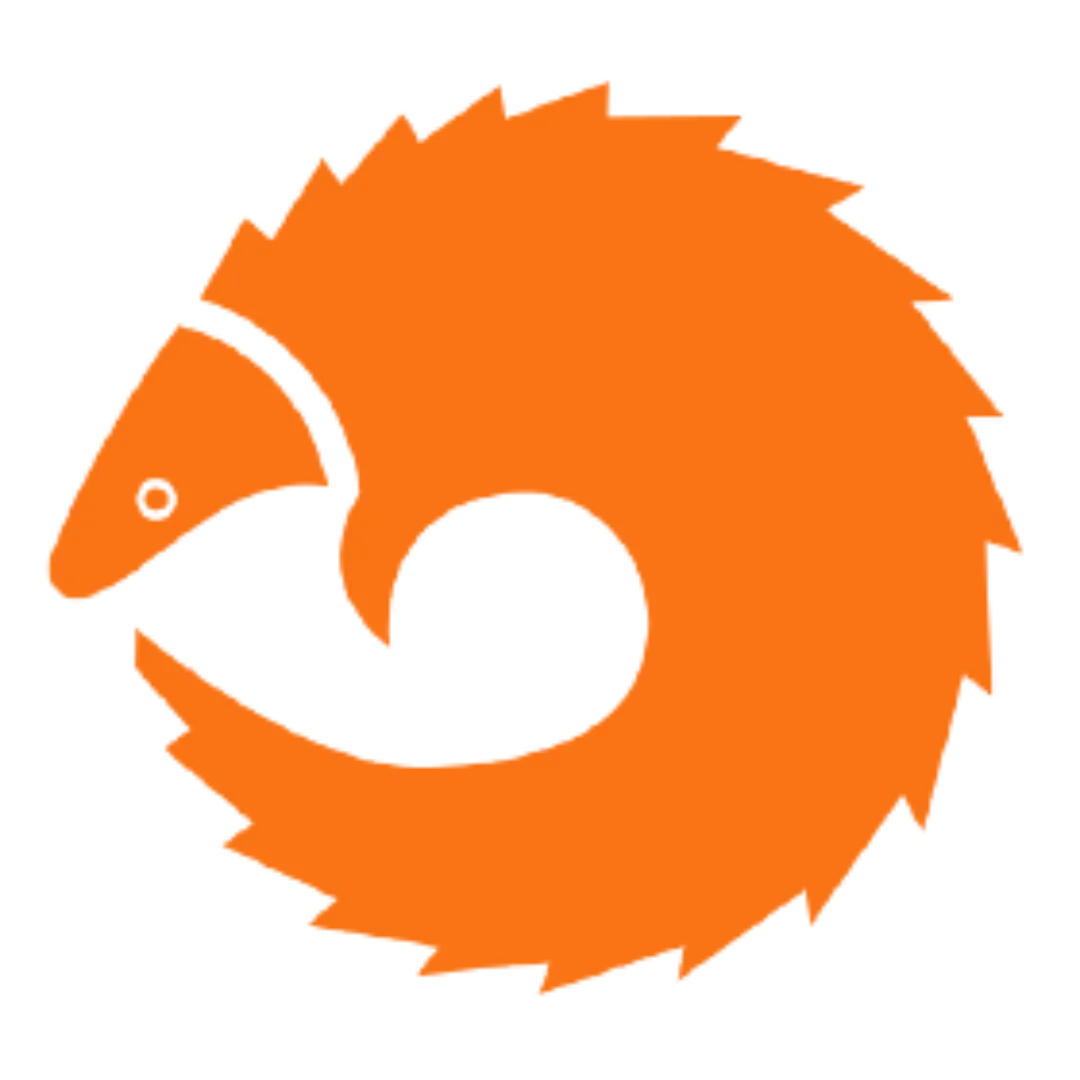 Logo Pangolin - một chú tê tê với biểu tượng mạng
