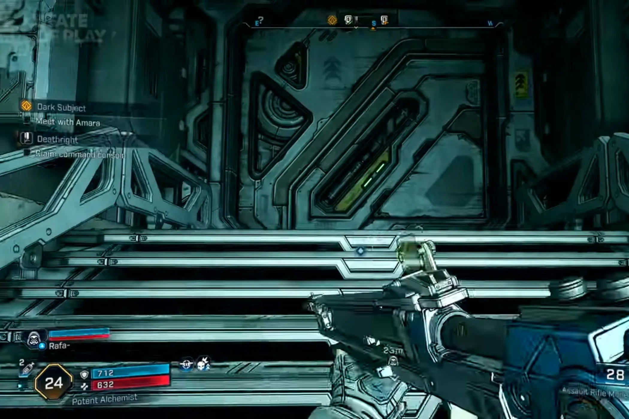 Lối vào Silo trong Borderlands 4, nơi các nhiệm vụ được tự động giao và hiển thị trên HUD