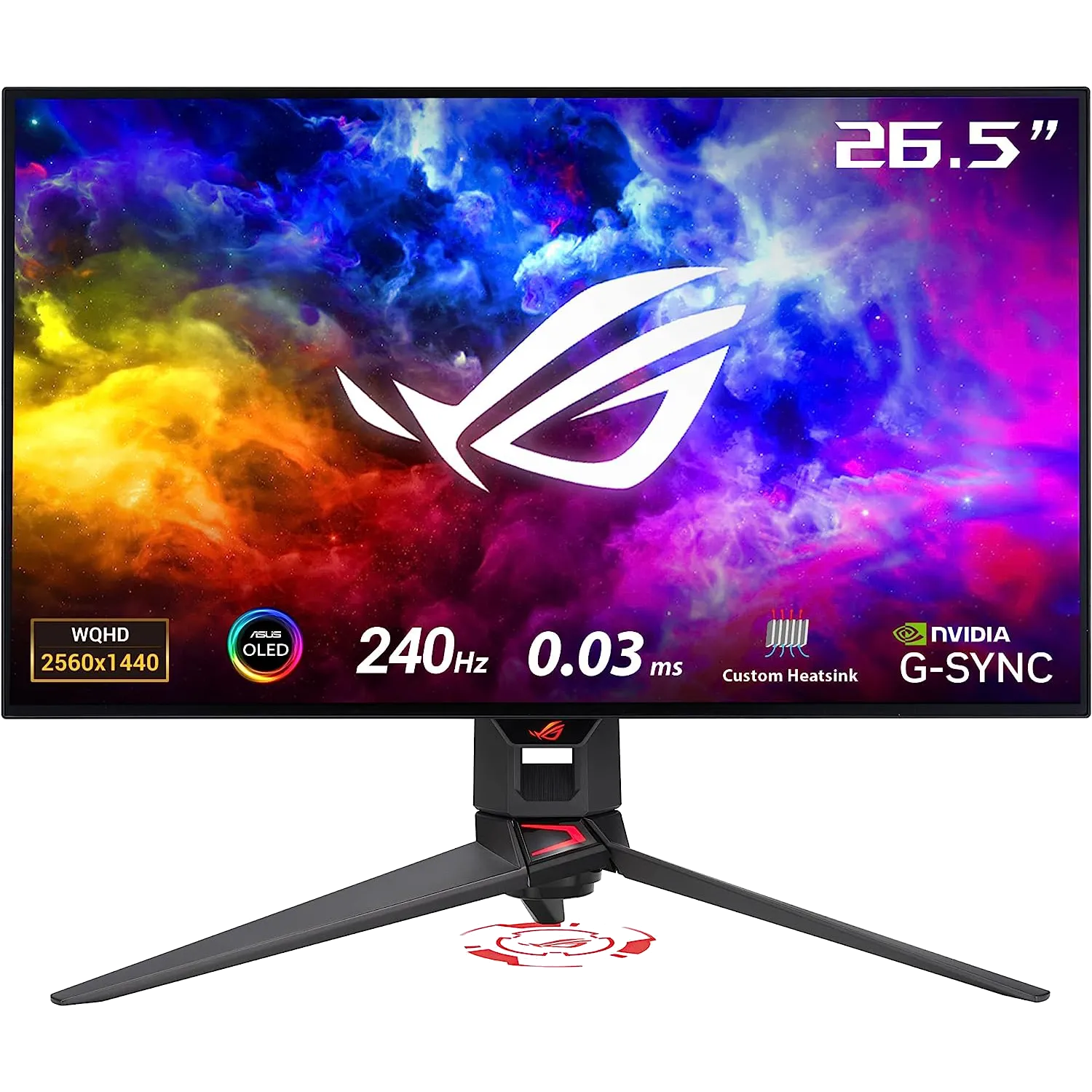 Màn hình Asus ROG Swift PG27AQDM OLED với thiết kế hiện đại