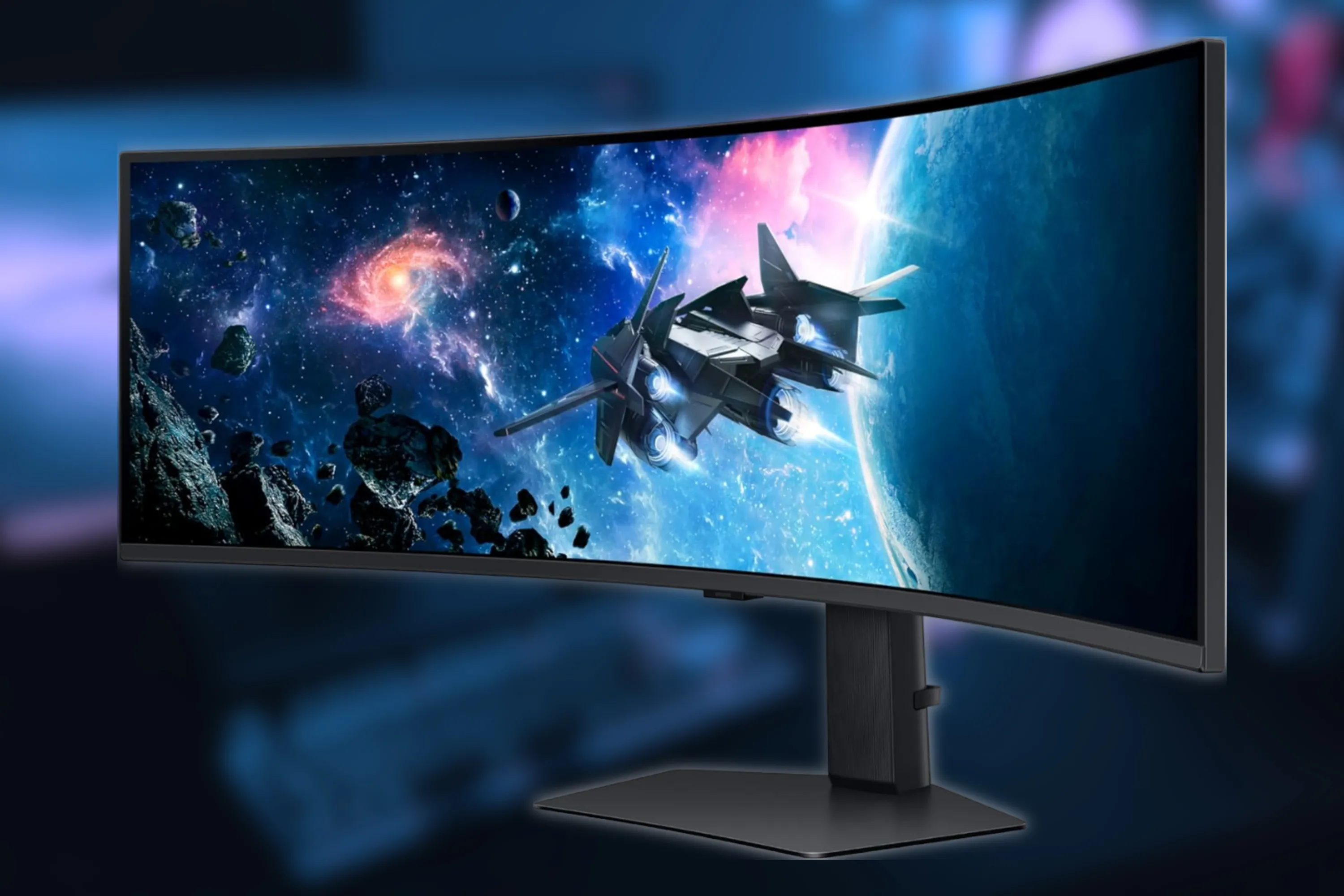 Màn hình chơi game Samsung Odyssey G95C ultrawide với thiết kế hiện đại