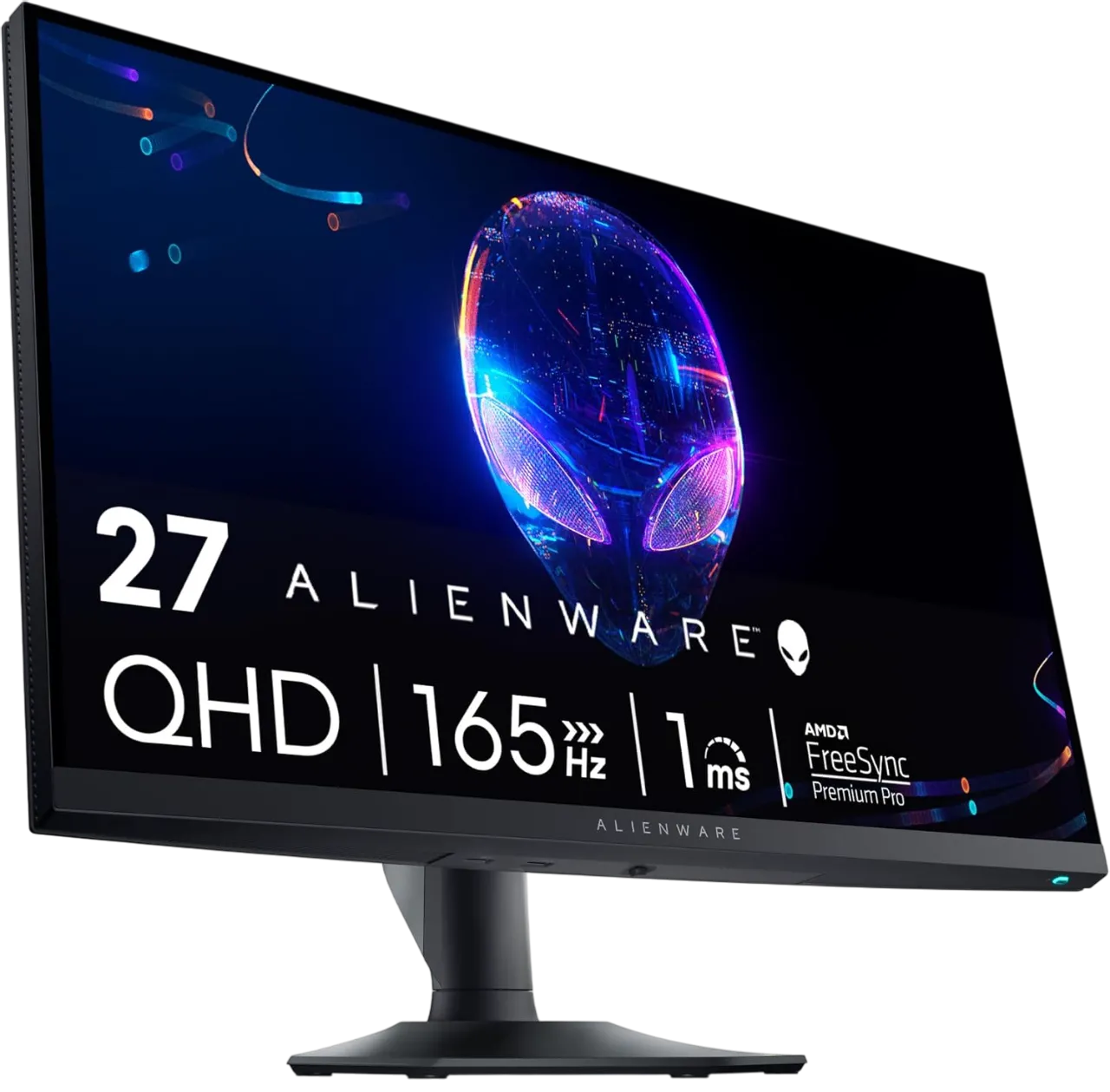 Màn hình gaming Alienware AW2724DM với thiết kế hiện đại trên bàn làm việc