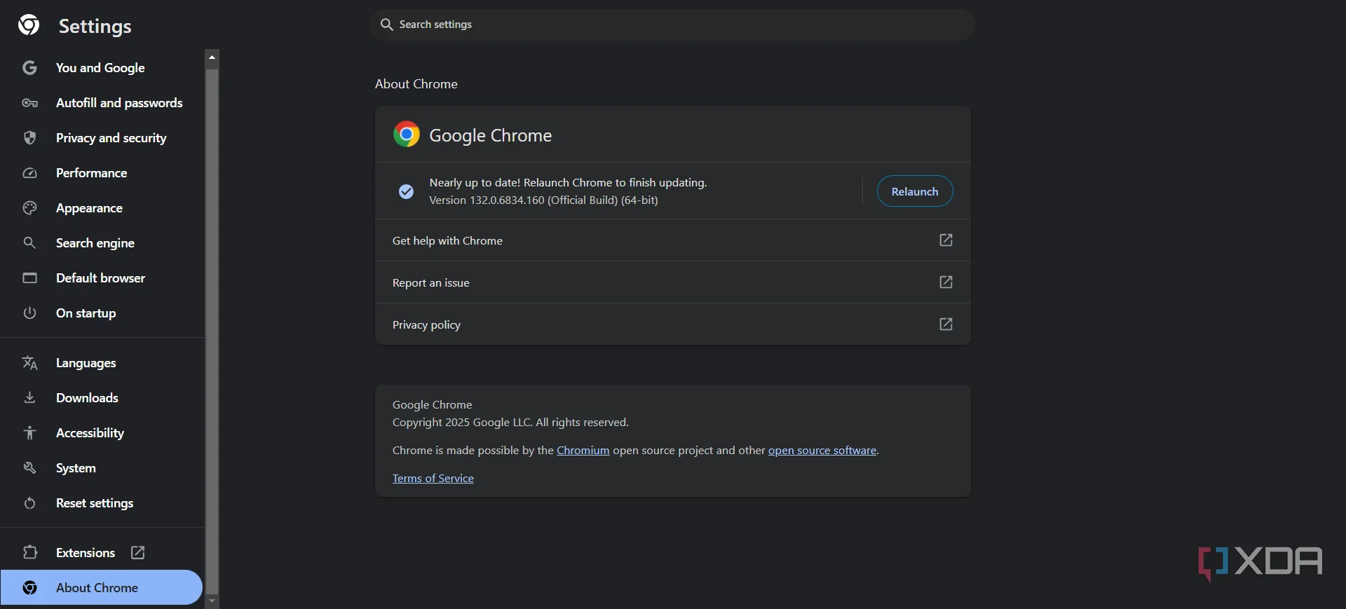 Màn hình hiển thị quá trình cập nhật Google Chrome, minh họa tầm quan trọng của việc giữ trình duyệt luôn mới để bảo mật.