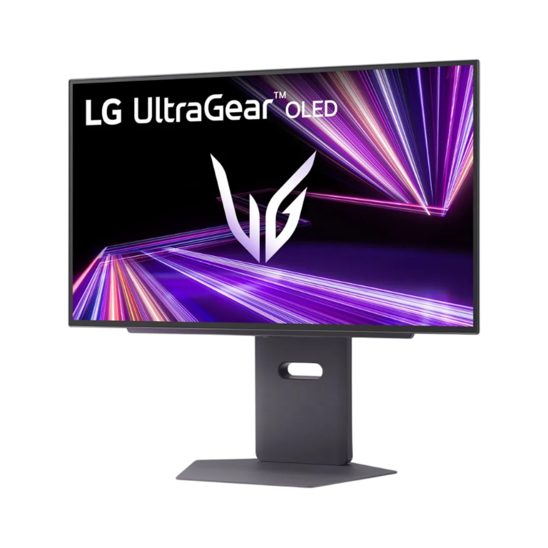 Màn hình LG UltraGear 27GX790A-B OLED 480Hz được nhìn từ góc nghiêng