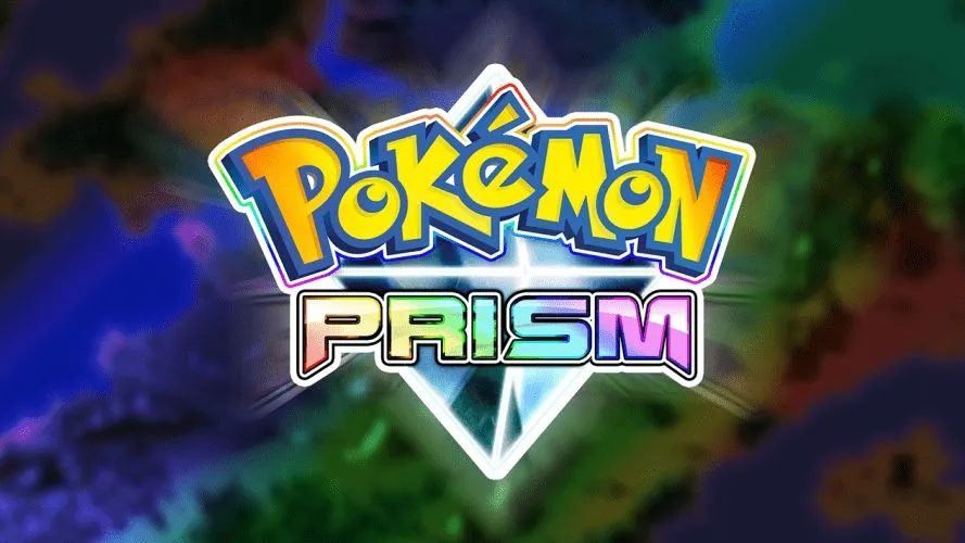 Màn hình tiêu đề của Pokémon Prism bản fan-made