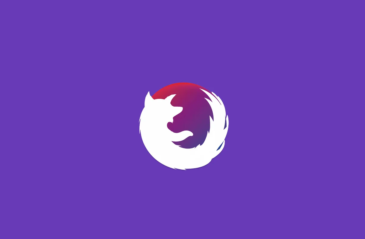 Màn hình ứng dụng Firefox Focus với giao diện màu tím đậm, tượng trưng cho quyền riêng tư và bảo mật