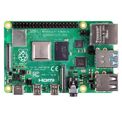 Máy tính Raspberry Pi 4 Model B, một nền tảng phổ biến và đáng tin cậy để cài đặt OliveTin và quản lý các dịch vụ tự host.