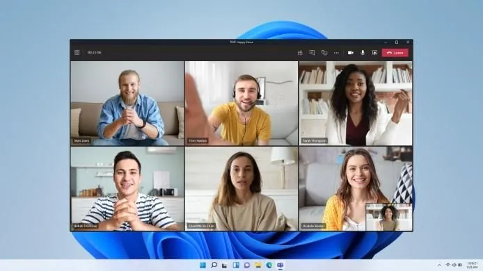 Microsoft Teams trên Windows 11, minh họa các kênh và cuộc họp, liên quan đến việc di chuyển dữ liệu