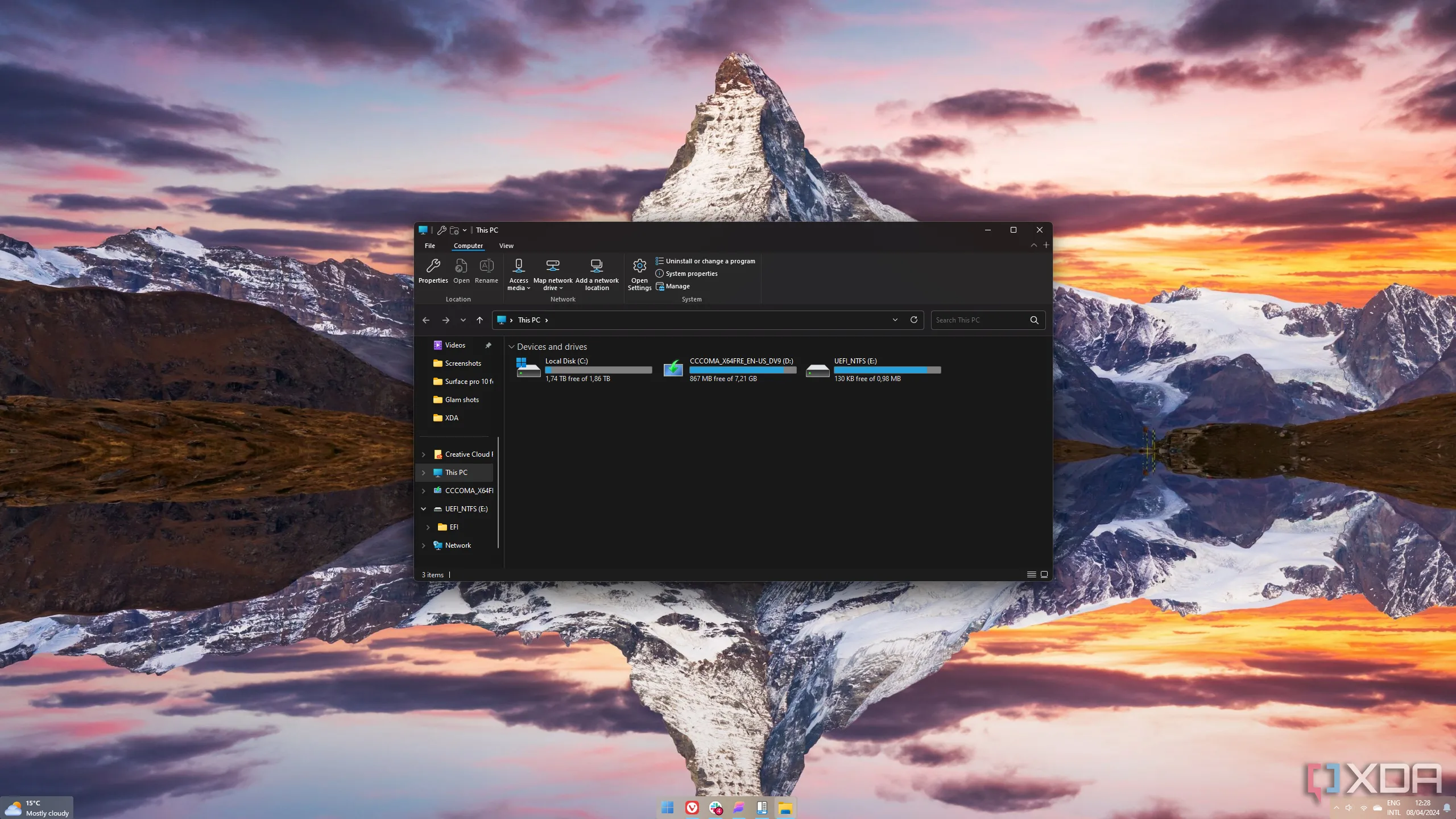 Minh họa cách thiết lập Windows làm bộ lưu trữ mạng (NAS) để tự quản lý dữ liệu