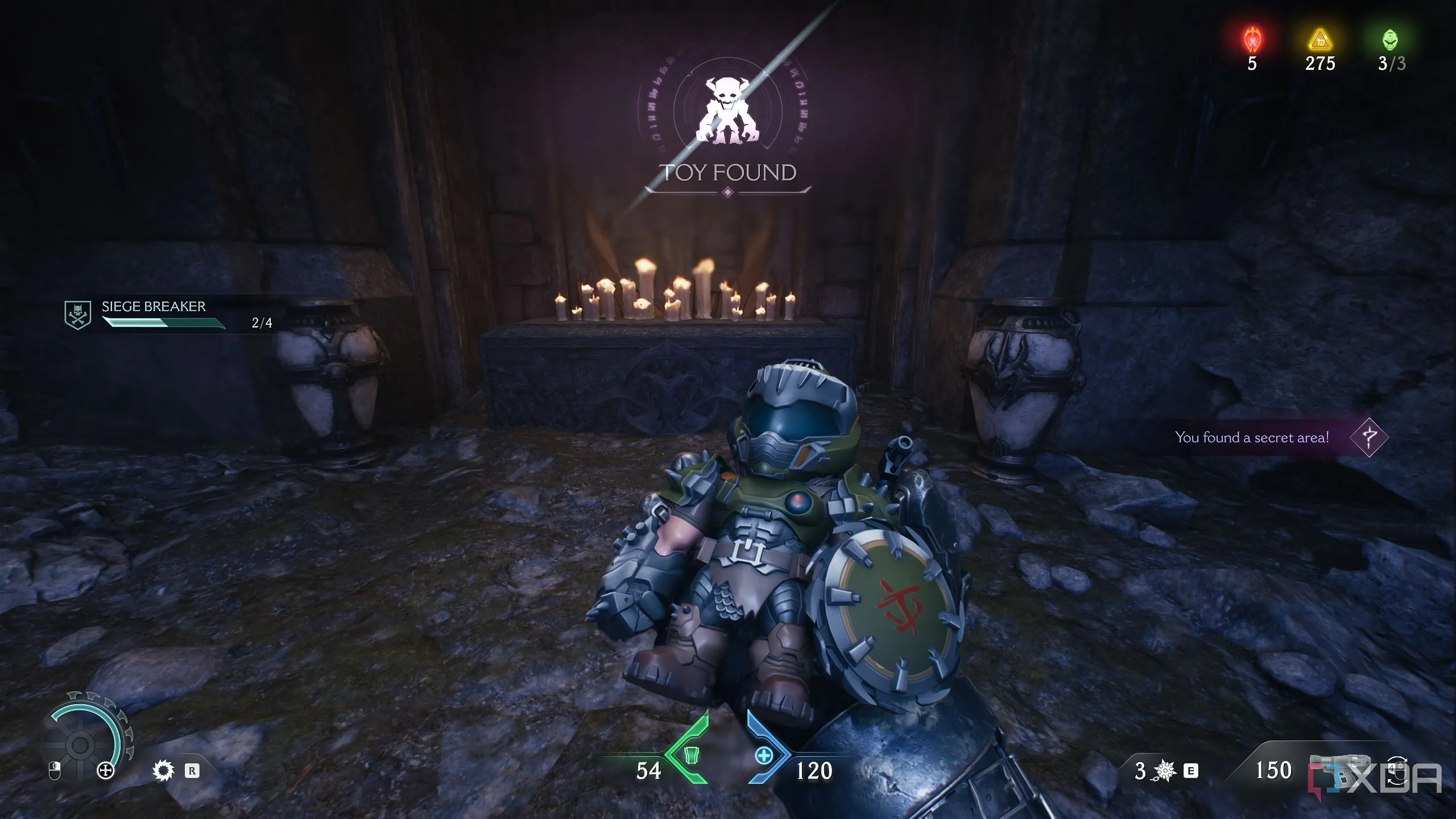 Mô hình Doom Slayer có thể sưu tầm trong Doom The Dark Ages