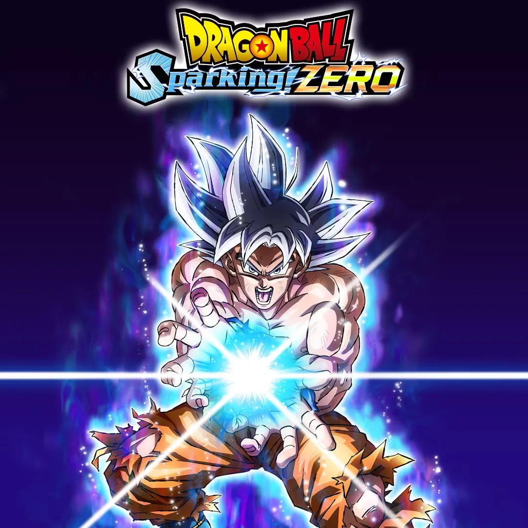 Mô tả sản phẩm game Dragon Ball: Sparking! Zero, hiển thị nhân vật Goku chiến đấu trong môi trường 3D.