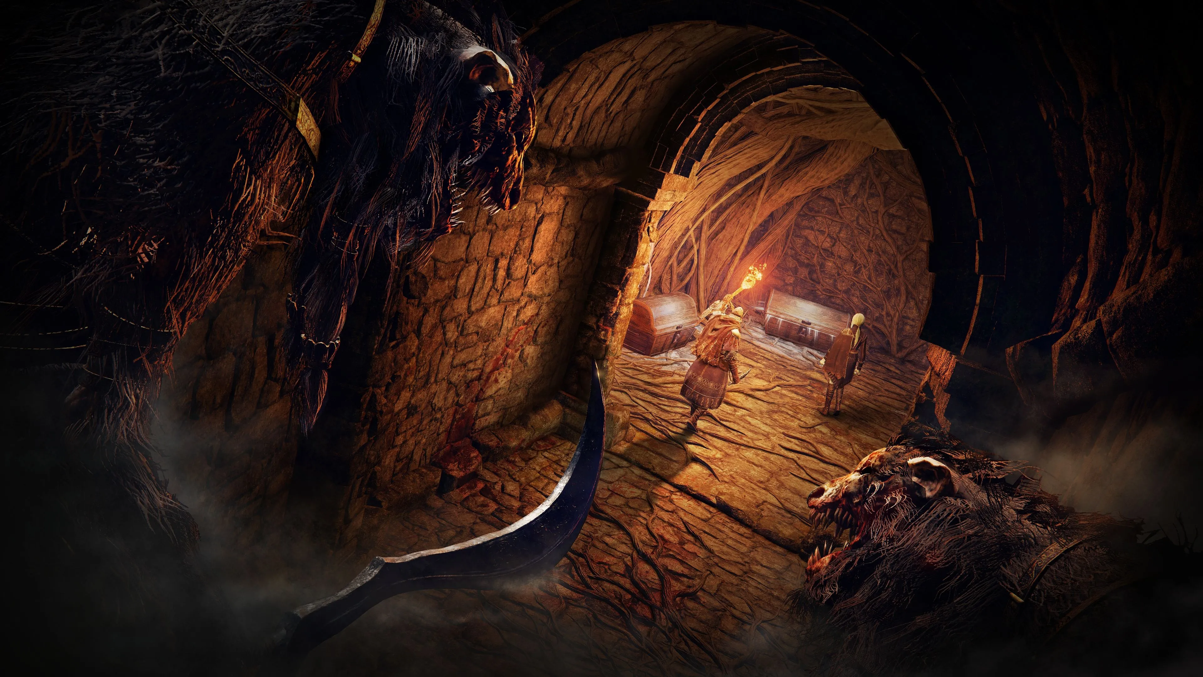 Môi trường game rộng lớn và hùng vĩ trong Elden Ring Nightreign, thể hiện phong cách FromSoftware