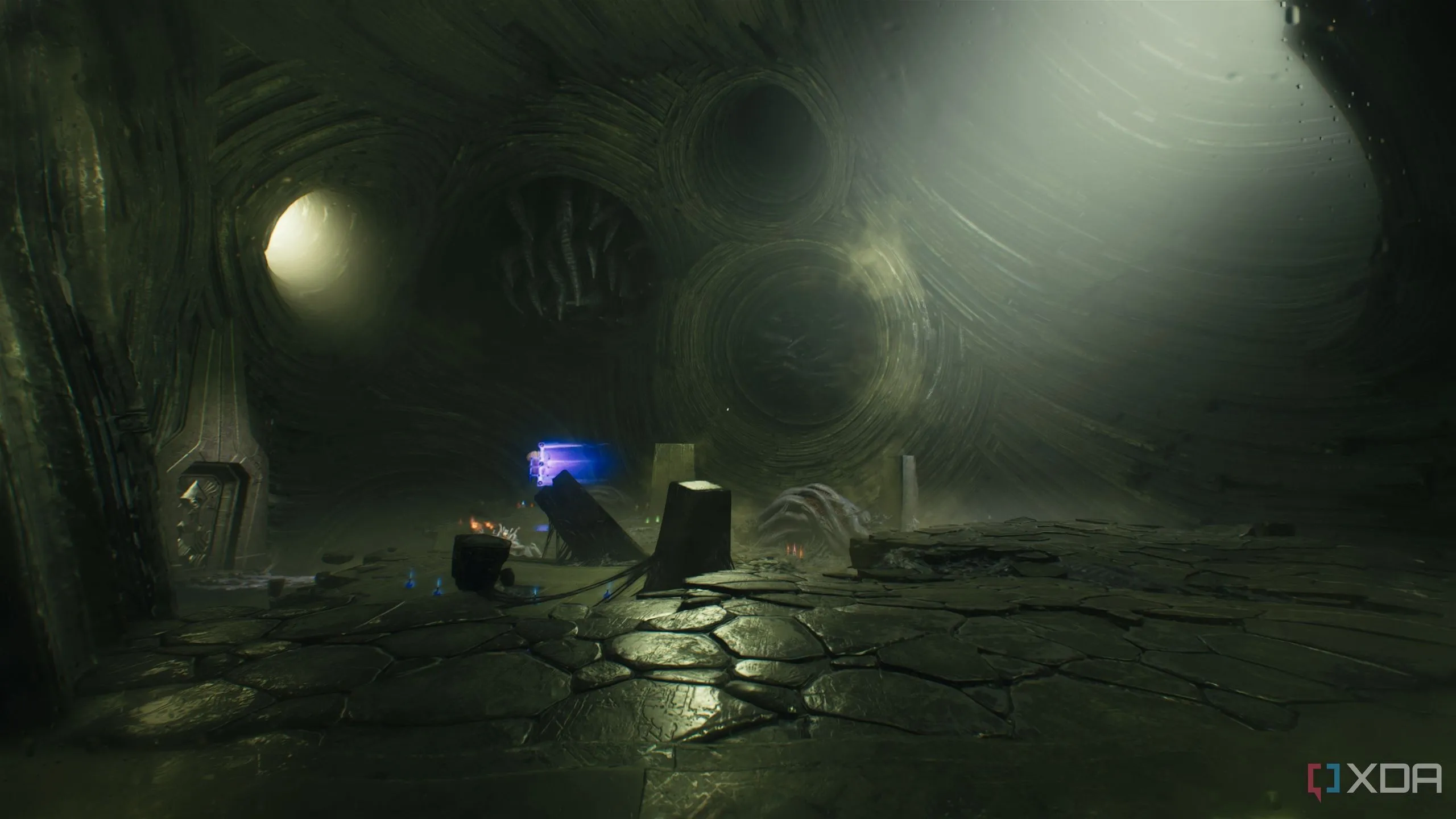 Một căn phòng lovecraftian khổng lồ trong Chapter 15 của Doom: The Dark Ages.