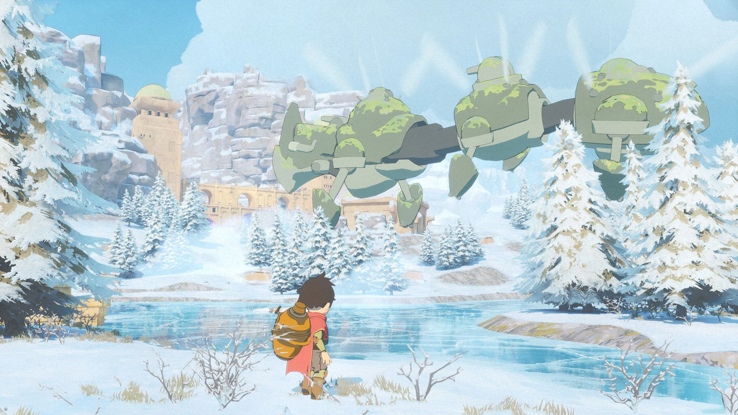 Một cảnh trong game Europa, thể hiện đồ họa và không gian huyền ảo của tựa game indie phiêu lưu.