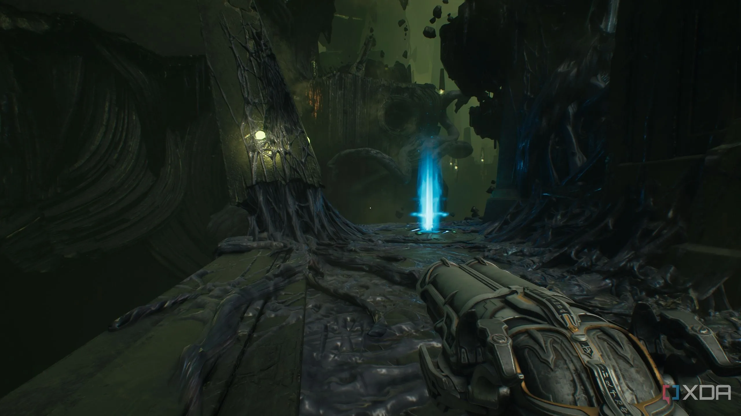 Một jump pad đã mở khóa trong Chapter 15 của Doom: The Dark Ages.
