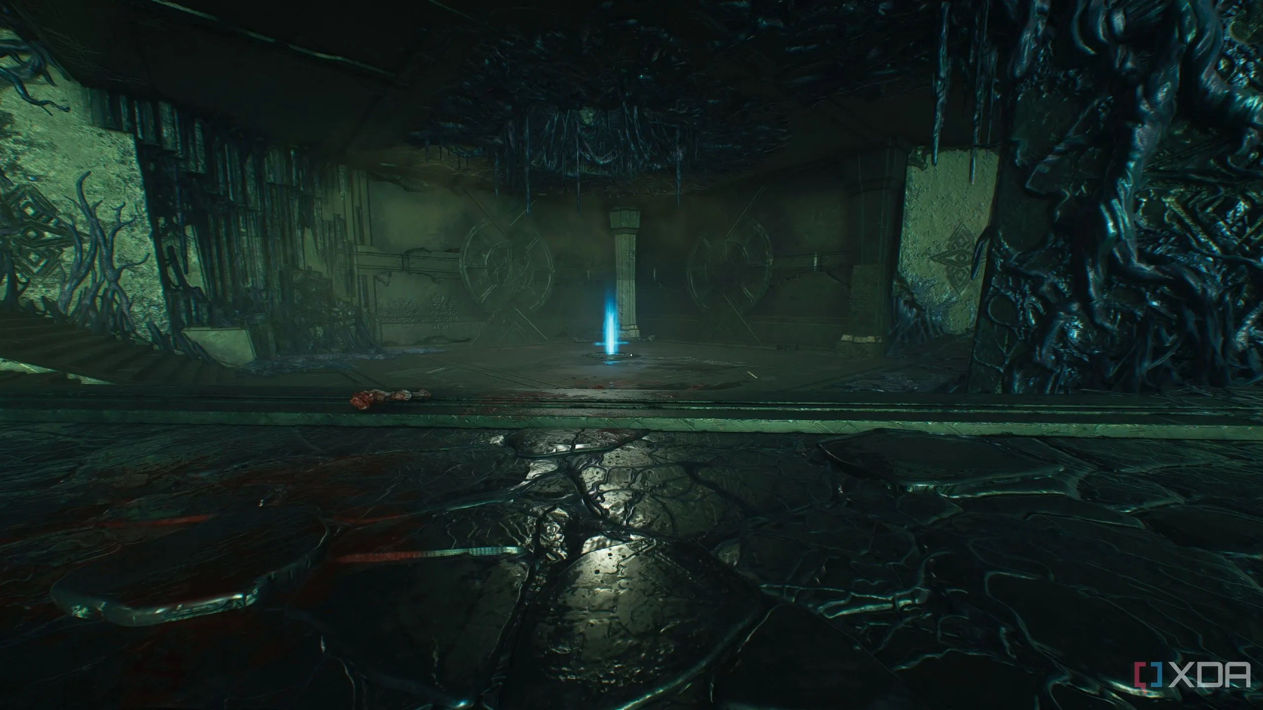 Một jump pad trong Chapter 15 của Doom: The Dark Ages.