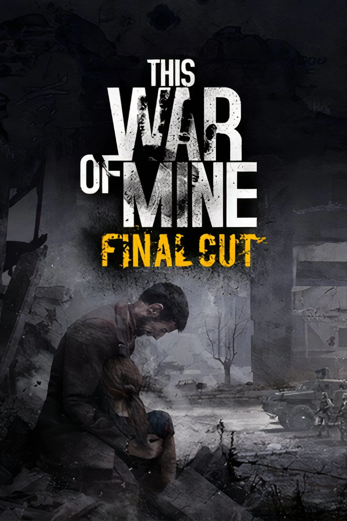 Một nhóm người đang ẩn nấp trong một ngôi nhà đổ nát trong This War of Mine