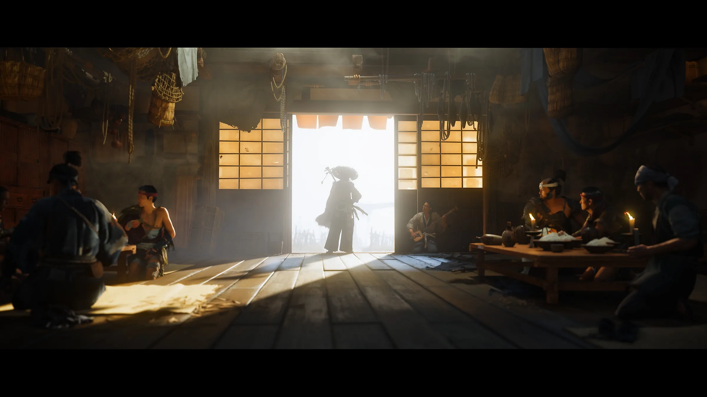 Một phân cảnh chiến đấu trong Ghost of Yōtei