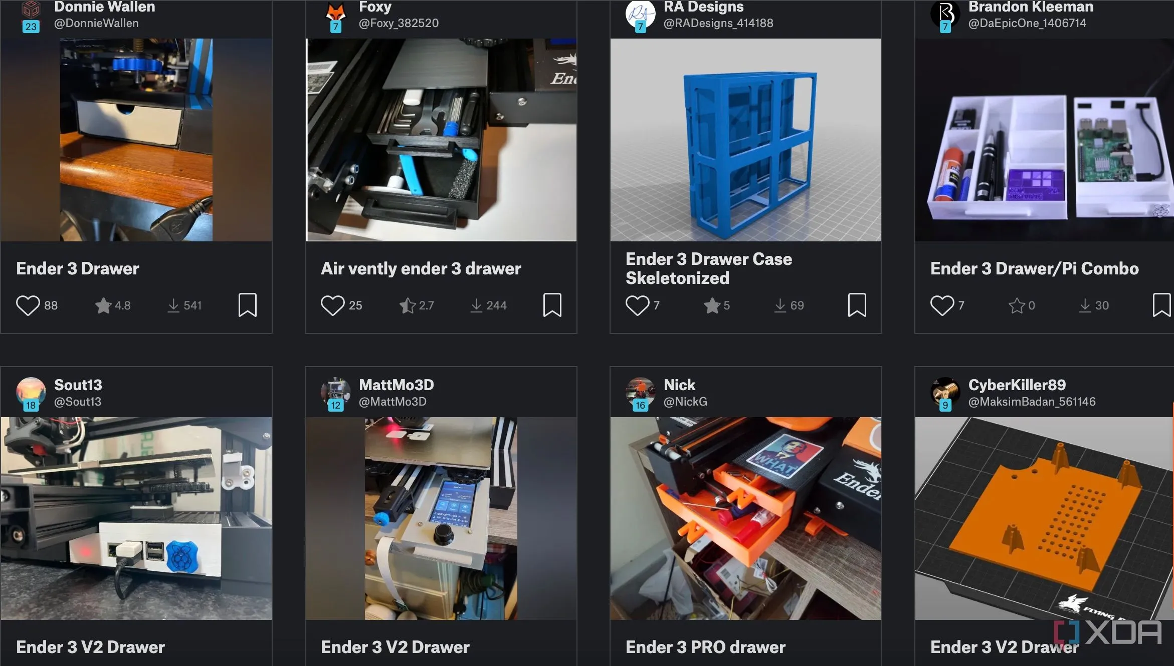 Ngăn kéo đựng dụng cụ in 3D
