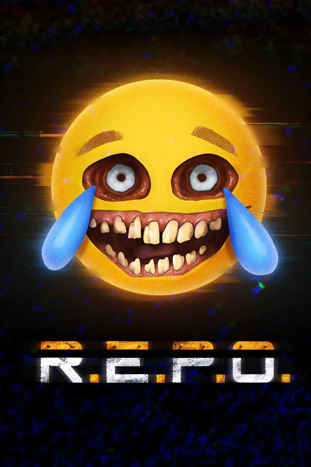 Nghệ thuật bìa game R.E.P.O. với các đặc vụ không gian đối mặt sinh vật đáng sợ, lột tả không khí kinh dị và hành động.