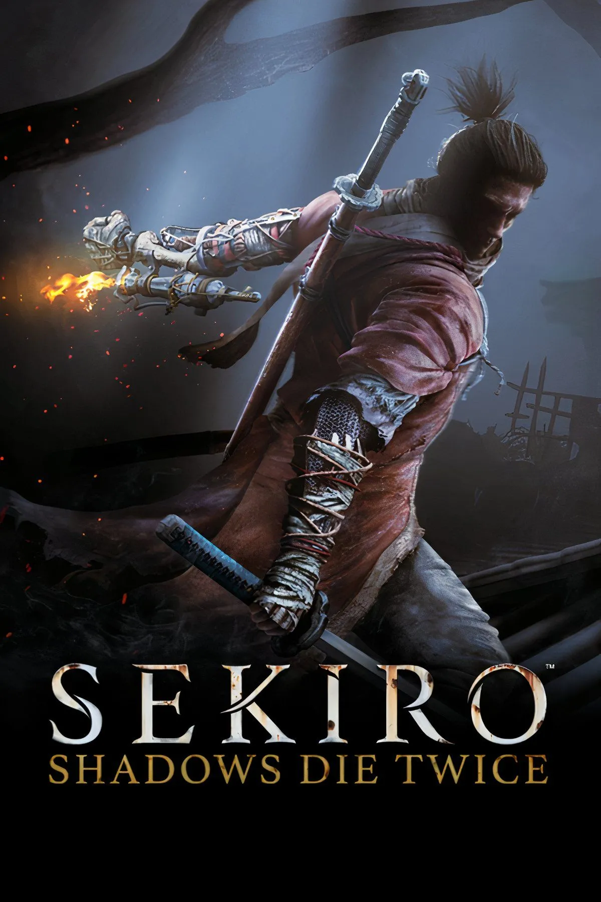 Người chơi giao chiến với trùm Isshin the Sword Saint trong Sekiro Shadows Die Twice, thể hiện lối chơi kiên cường.
