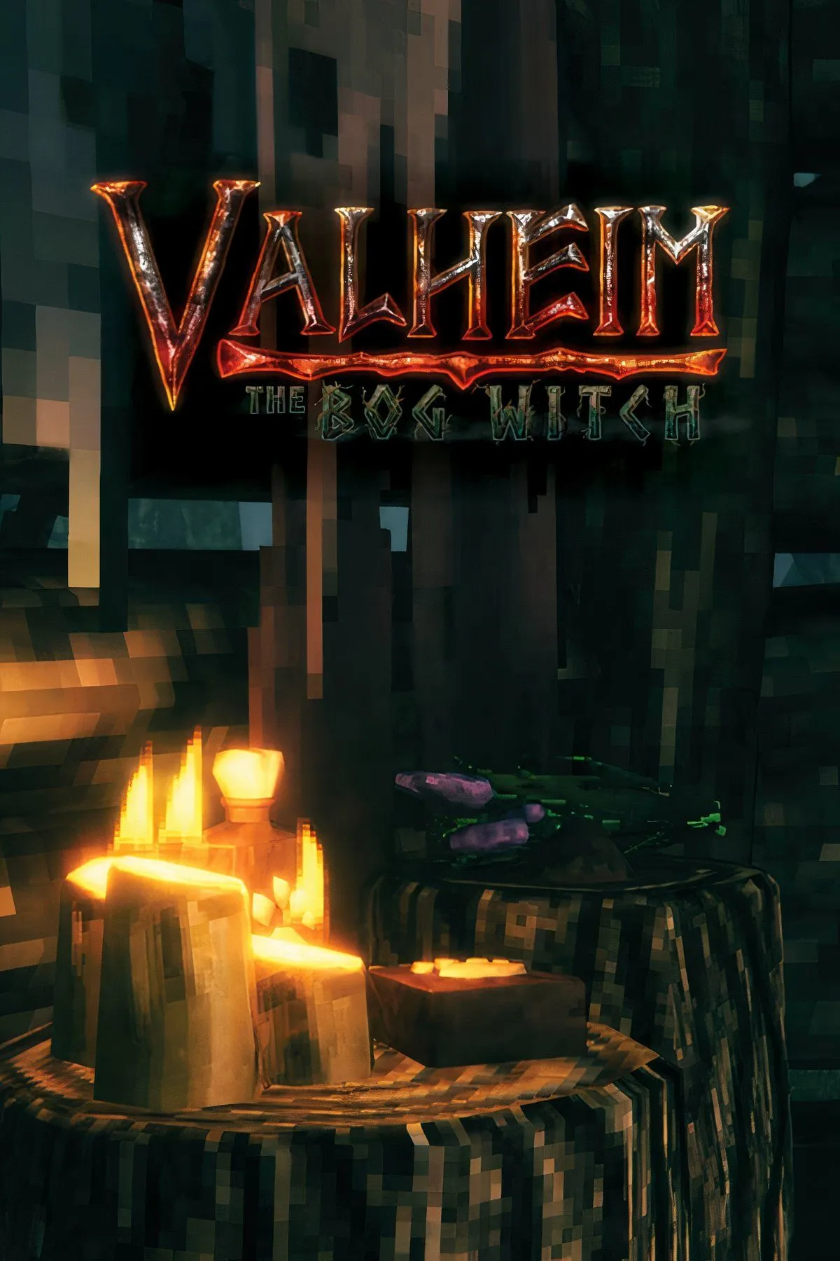 Người chơi Viking trong Valheim khám phá thế giới rộng lớn với những công trình gỗ và khung cảnh thiên nhiên hùng vĩ.