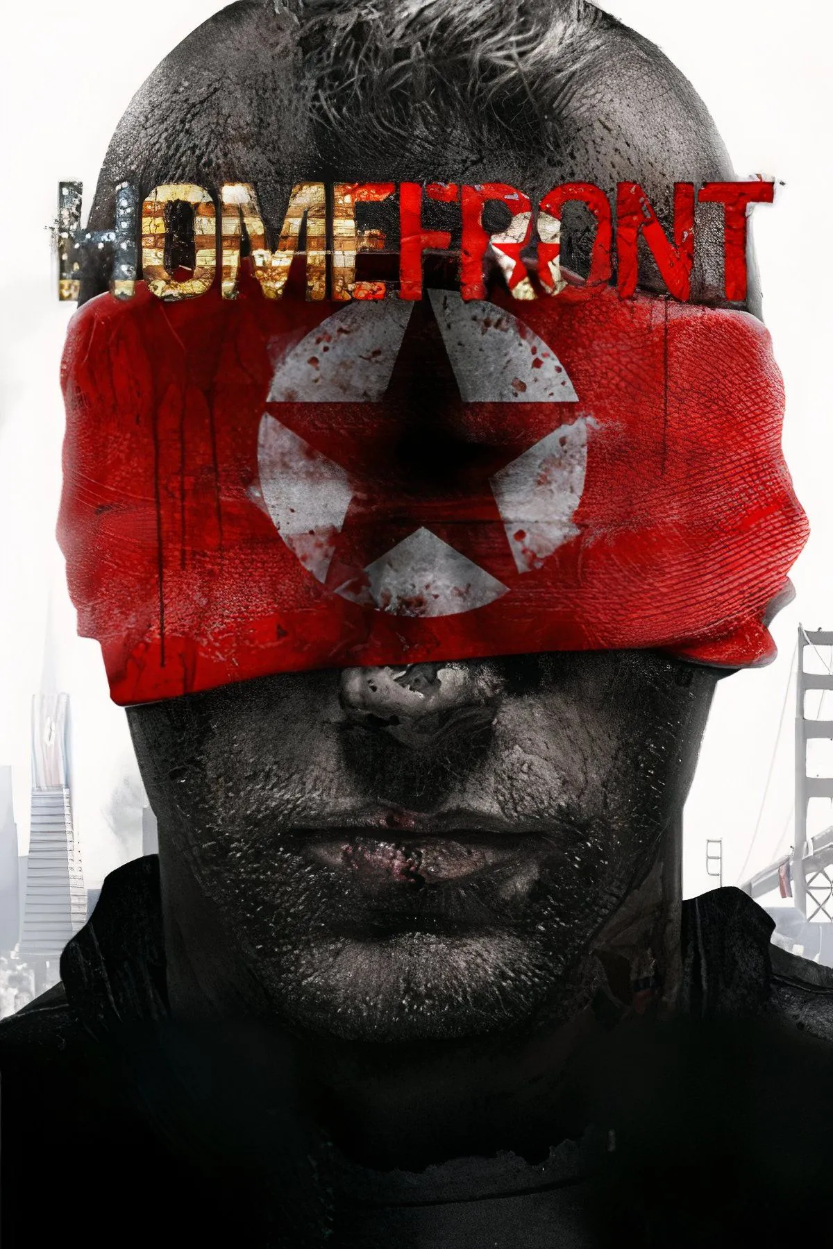 Người lính đang bắn súng trong game Homefront, thể hiện bối cảnh chiến tranh ở Hoa Kỳ