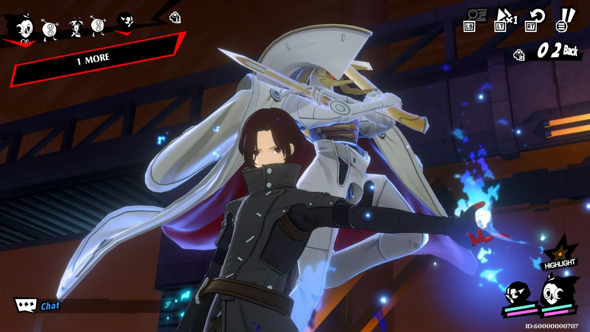 Nhân vật chính của Persona 5 The Phantom X trong một phân cảnh cốt truyện, khám phá bí ẩn của Palaces.