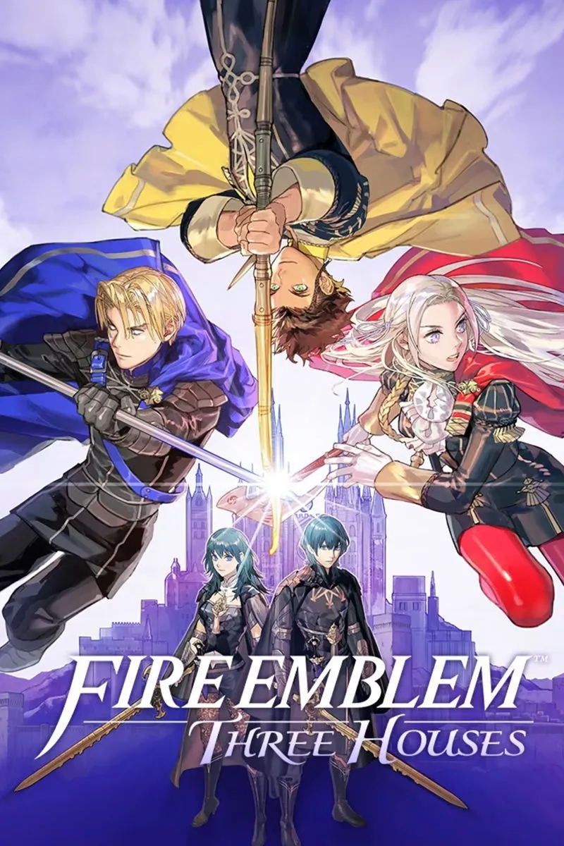 Nhân vật trong game Fire Emblem: Three Houses với phong cách đồ họa đặc trưng