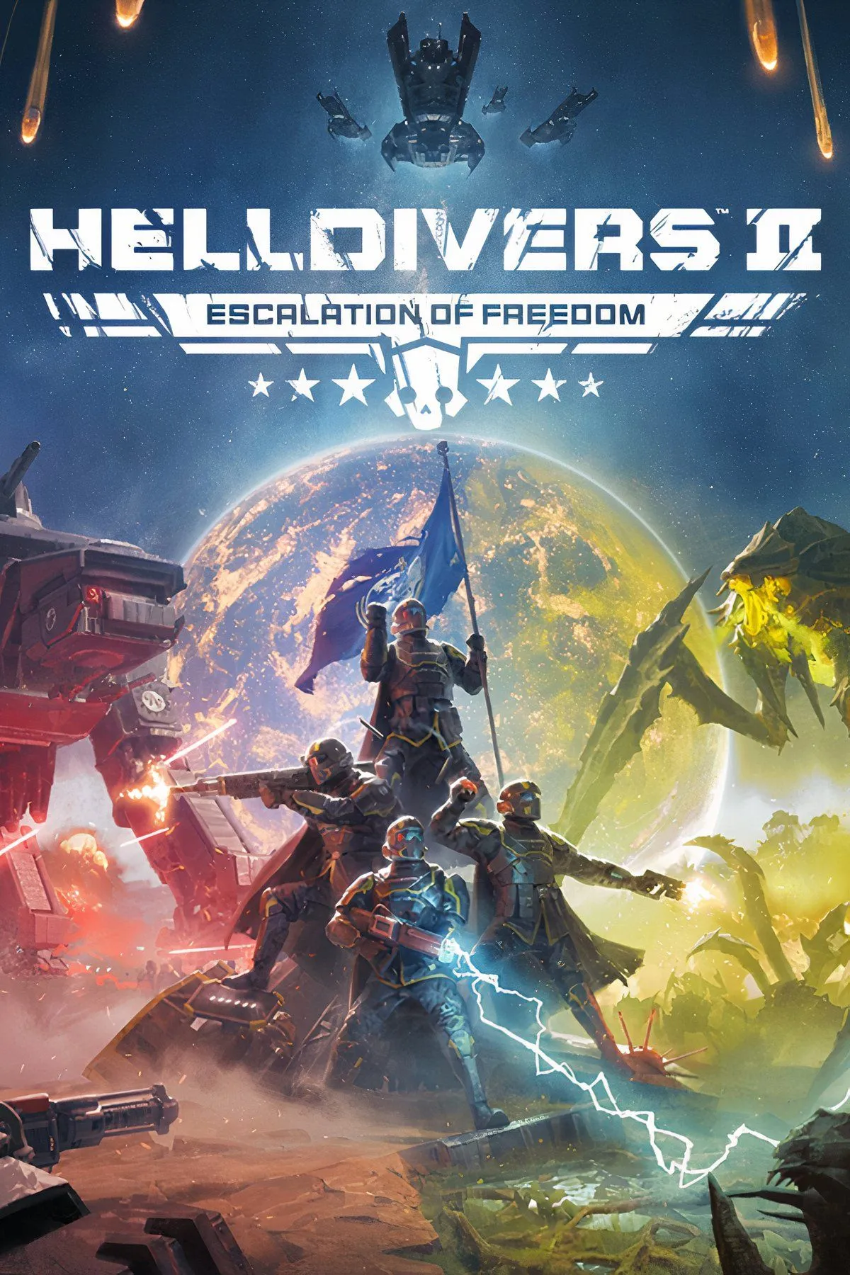 Nhiều hình ảnh khác nhau từ Helldivers 2
